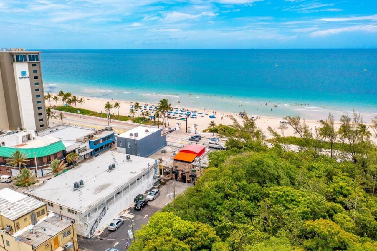 The Purple Pelican Beachfront With Ocean Balcony Unit 3 Форт-Лодердейл Экстерьер фото