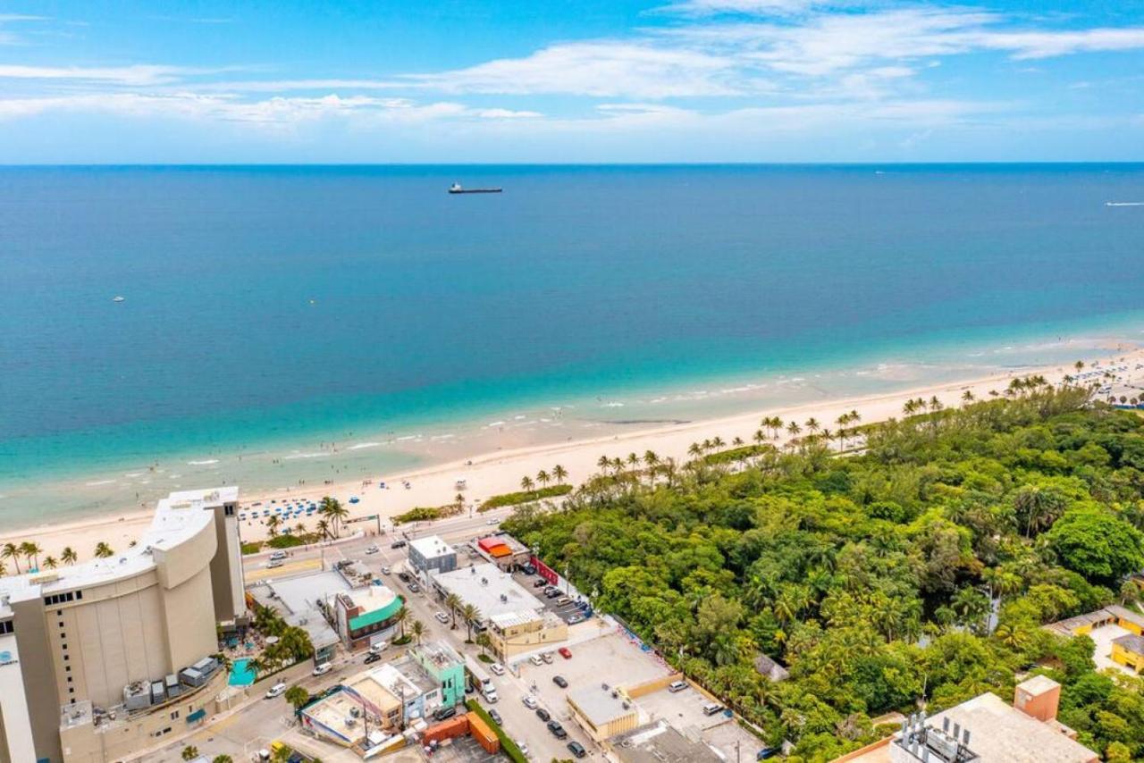 The Purple Pelican Beachfront With Ocean Balcony Unit 3 Форт-Лодердейл Экстерьер фото