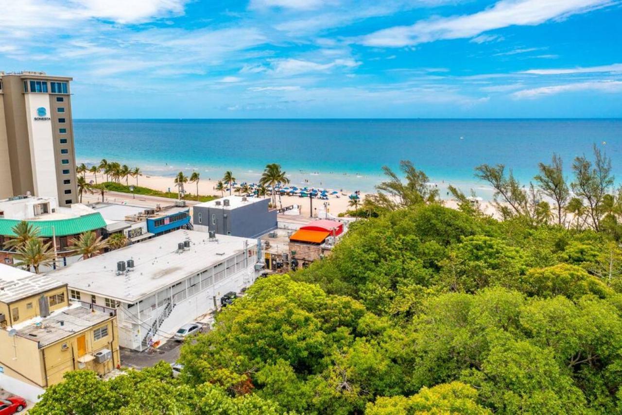 The Purple Pelican Beachfront With Ocean Balcony Unit 3 Форт-Лодердейл Экстерьер фото