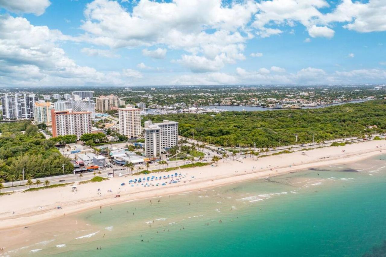 The Purple Pelican Beachfront With Ocean Balcony Unit 3 Форт-Лодердейл Экстерьер фото